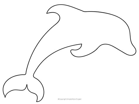 Dolphin Template Free Printable