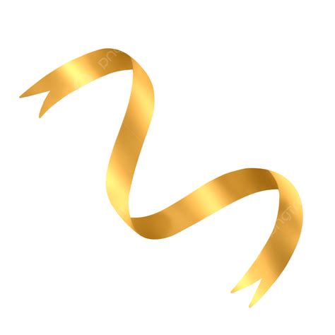 Golden Ribbon Png