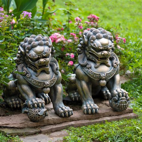 24.5" Tall Chinese Lions "Fu Dog"