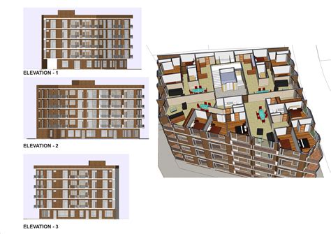 Apartment Building Drawing at GetDrawings | Free download