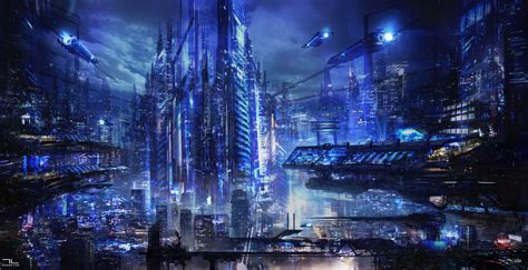 futuristic, City, Cyberpunk Wallpapers HD / Desktop and Mobile Backgrounds