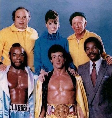 The cast of Rocky 3. | Sylvester stallone, Rocky film, Carl weathers