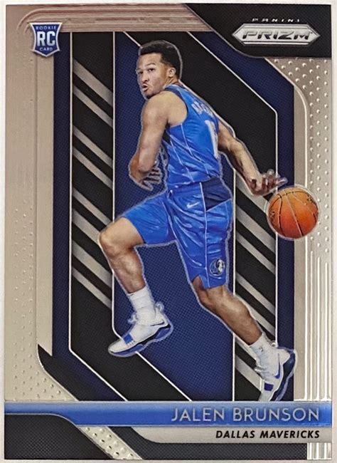 Jalen Brunson 2018-19 Panini Prizm Basketball Dallas Mavericks Rookie ...