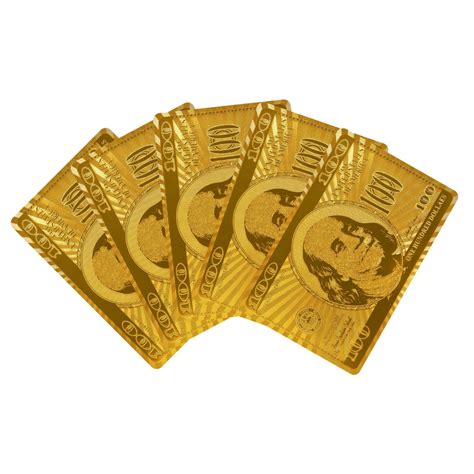NEW 24k Gold Foil Playing Cards | Property Room