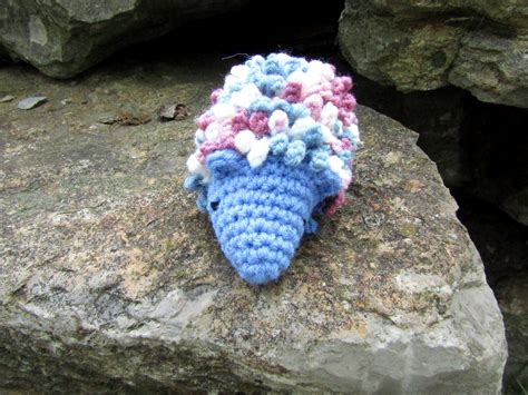 Blue Hedgehog Stuffed Animal Plushie. Toy Hedgehog. Crochet Cutie ...