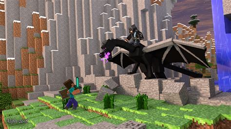 Minecraft Ender Dragon Backgrounds