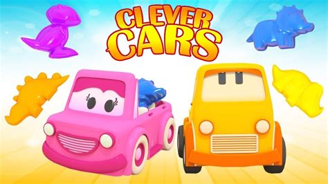 Clever Cars for Kids: Car Cartoons Full Episodes - Learn Colors, Numbers, and Fruit with Cars ...