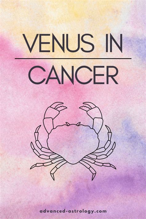 Venus in Cancer Natal: the Ultimate Guide