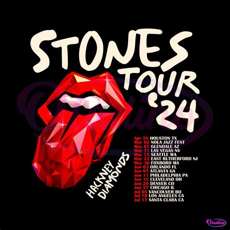 The Rolling Stones Hackney Diamonds Tour PNG