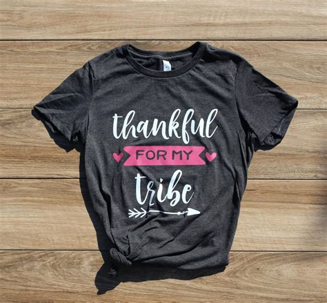 Friendship Shirt Thankful for My Tribe Best Friend Gift - Etsy ...