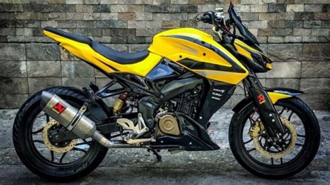 Bajaj Pulsar NS 200 Modified To Look Like KawasakiZ1000