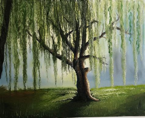 Willow Tree Oil Painting