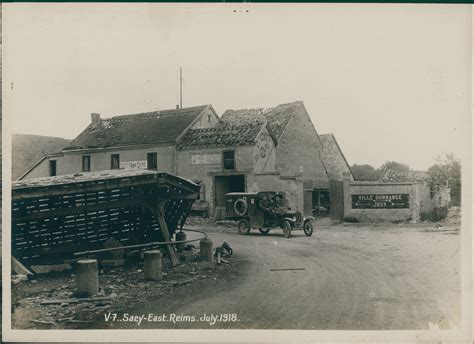 France, Guerre 14/18, Sacy, Intérieur de la Commune, au Nord de Reims by Photographie originale ...