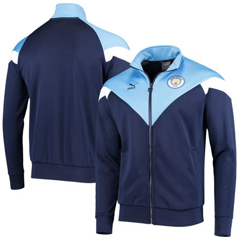 PUMA - Manchester City Puma Iconic Full-Zip Track Jacket - Sky Blue - Walmart.com - Walmart.com