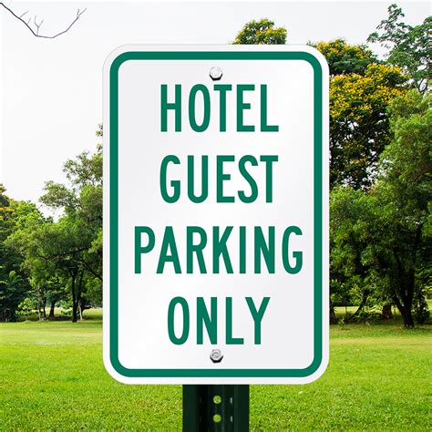 Reflective Aluminum Hotel Sign