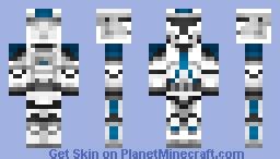 Order 66: Clone Trooper Minecraft Skin