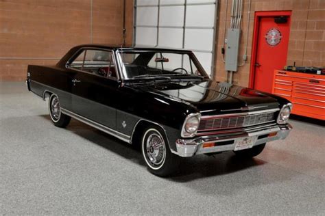 1966 CHEVROLET NOVA SS 327/350hp L79 Tuxedo Black #'s Matching Fully Documented! - Classic ...