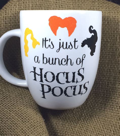 Hocus Pocus Coffee Mug, It's Just a Bunch Of, Halloween Gift, Halloween Coffee Cup, Fall Coffee ...