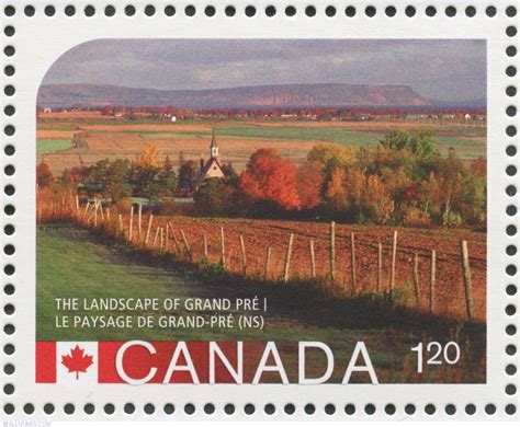 $1.20 2014 - Grand Pré, Landscape - Canada - Stamp - 24658