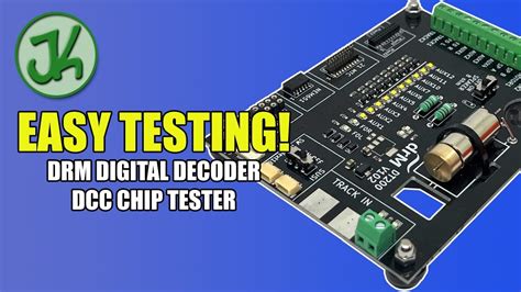 Easy DCC Decoder Testing! drM Digital Decoder DCC Chip Tester - YouTube