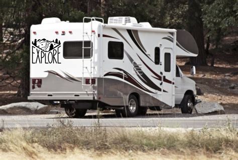 Explore rv decal, adventure rv decal, camper decal, explore decal, rv vinyl decal