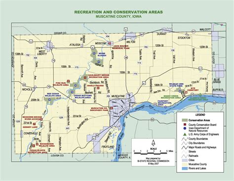 MCCB Areas – Muscatine County Conservation Board