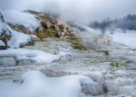 Mammoth Hot Springs Terraces in Winter | The Minerva Terrace… | Flickr