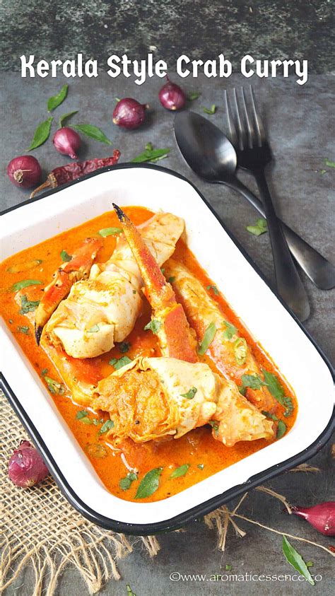 Crab Curry Recipe With Coconut | Kerala Njandu Curry - Aromatic Essence