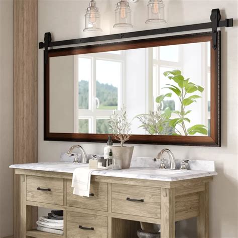 Abraham Bathroom/Vanity Mirror in 2020 | Bathroom vanity mirror, Double ...