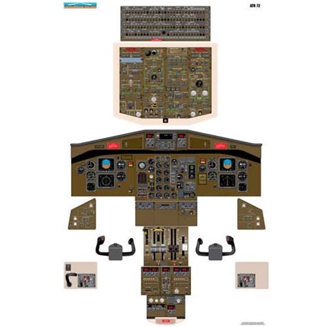 ATR 72 - 500 Cockpit Poster