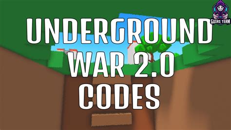 Codes of Underground War 2.0 (June 2024) - GuiasTeam