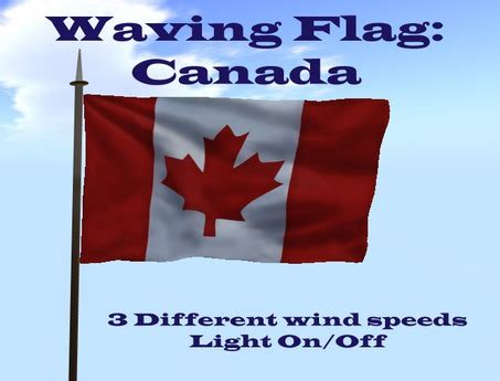 Second Life Marketplace - Waving flag of Canada