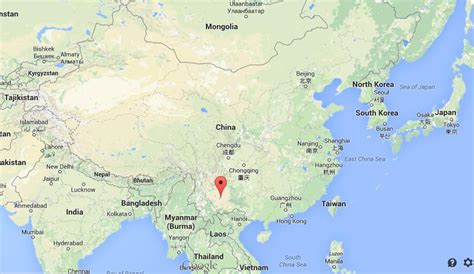 Where is Kunming on map China