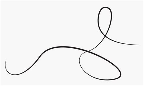 Squiggly Line Drawn By Illustrator - Line Art, HD Png Download - kindpng