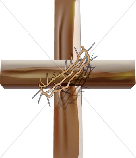 Crown of Thorns Cross Clipart