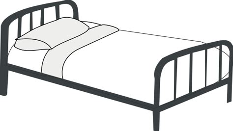 Bed Outline Clip Art at Clker.com - vector clip art online, royalty ...