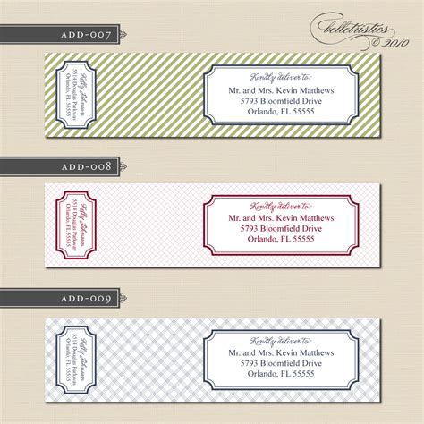 Belletristics: Stationery Design and Inspiration for the DIY Bride: New Address Label and Water ...
