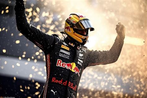 Premium AI Image | Max Verstappen Triumphs in Spectacular Win ...