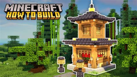 Minecraft: How To Build A Japanese Shrine - YouTube