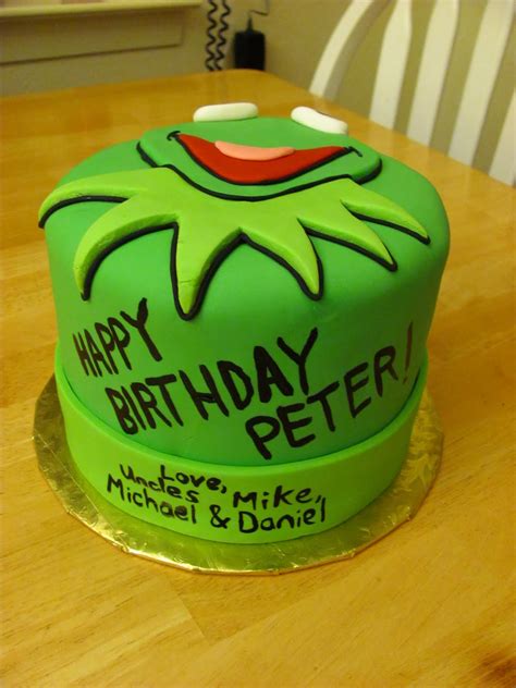 Cake Done Right: Kermit Cake