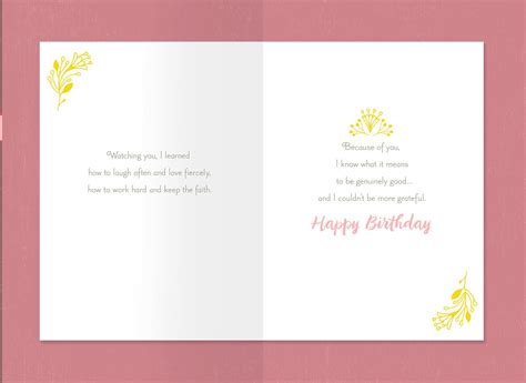 Life's Most Important Lessons Birthday Card for Mom - Greeting Cards ...