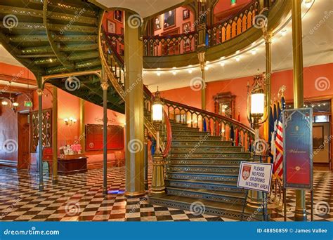 Spiral Staircase At The Louisiana State Capitol Building In Bato Editorial Stock Image - Image ...