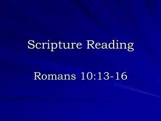 PPT - Scripture Reading PowerPoint Presentation, free download - ID:749747