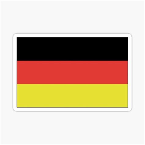 "German Flag" Sticker for Sale by HolidayT-Shirts | Redbubble