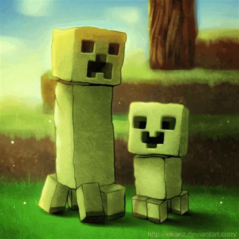 Creeper Minecraft Creeper GIF - Creeper Minecraft Creeper Cute Creeper ...