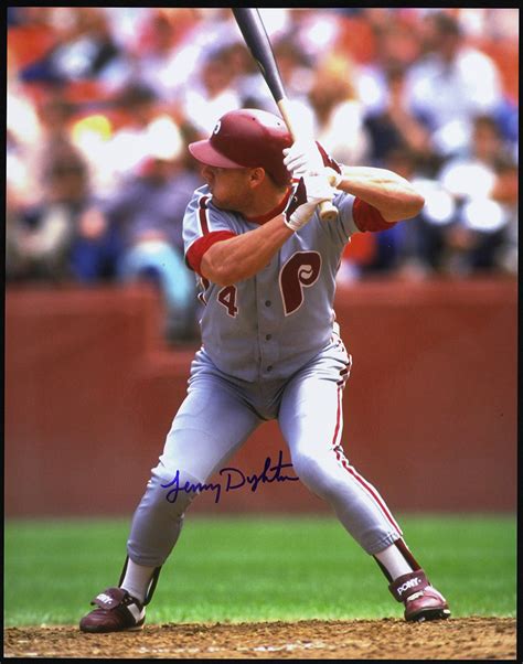 Lot Detail - 1989-1996 Lenny Dykstra Philadelphia Phillies Signed 11"x ...