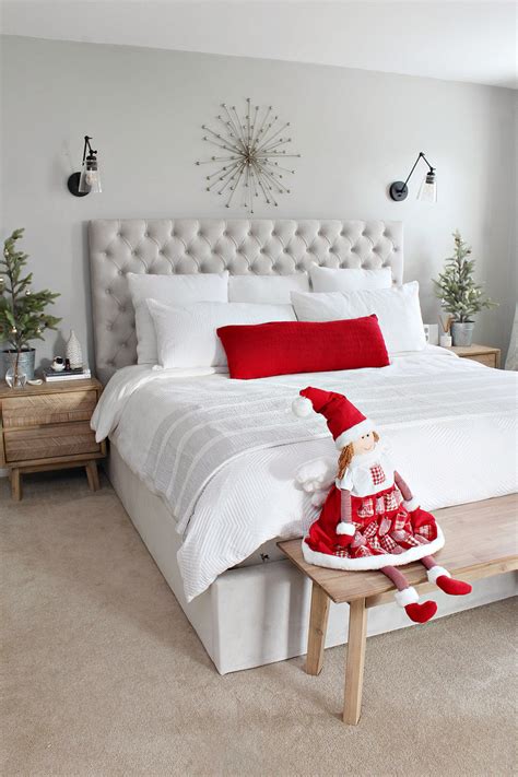 White And Red Bedroom