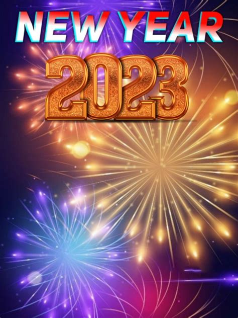 2023 Happy New Year Background Photoshop Editing | KREditings