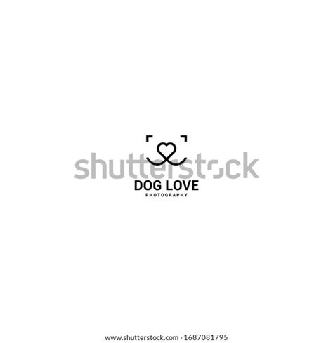 Dog Photography Logo Design Inspiration Stock Vector (Royalty Free ...