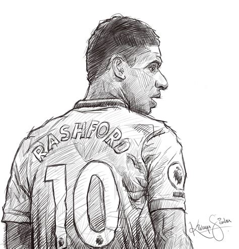 A 30 minute sketch I did of Marcus Rashford an hour ago. Opinions, suggestions and ...